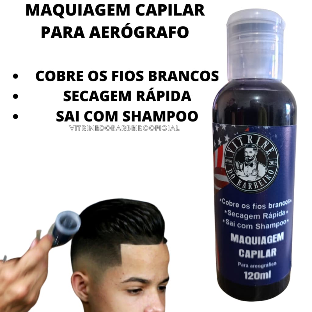 Tinta Preta Para Aerógrafo Uso Pigmentação Profissional