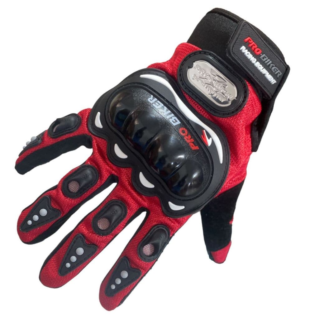 Par Luva Com Proteção Moto PaIntball Frio Motocross Unisex Confortavel