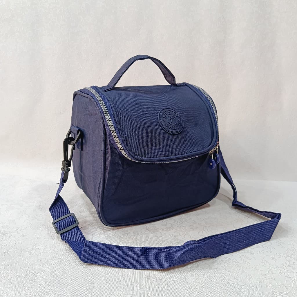 Bolsa térmica lancheira para marmita frutas água tem alça longa