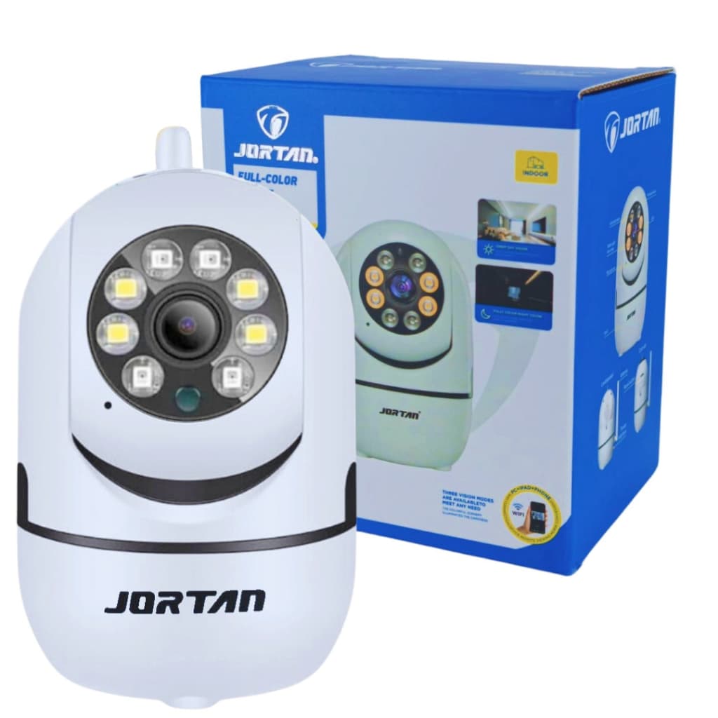 Babá Eletrônica Camera  Ip Wifi Giratória Com Visão Noturna 1Antena Jortan