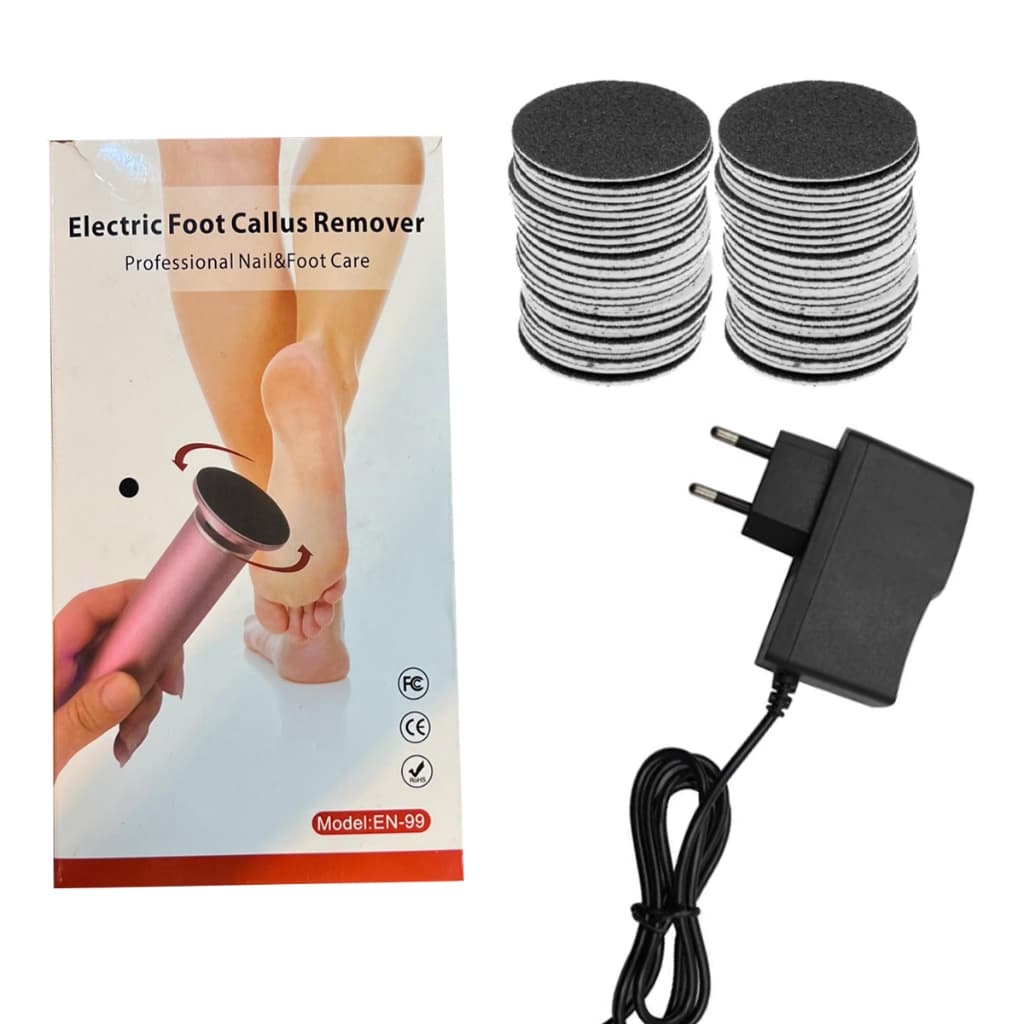 Aparelho para remoção de calos lixa para os pés - ELETRICO 60 peças de refil