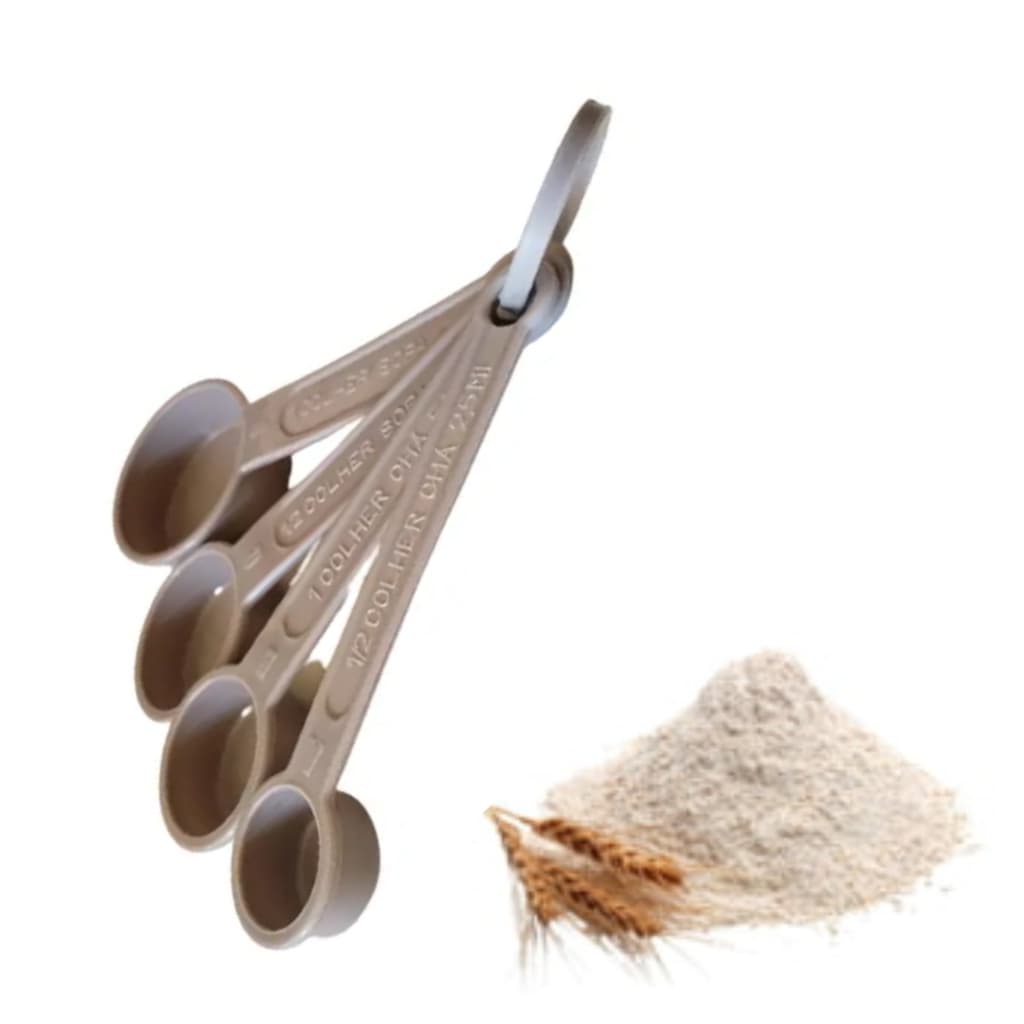 Medidor 4x Colher medidor Culinário Delta Util Cores