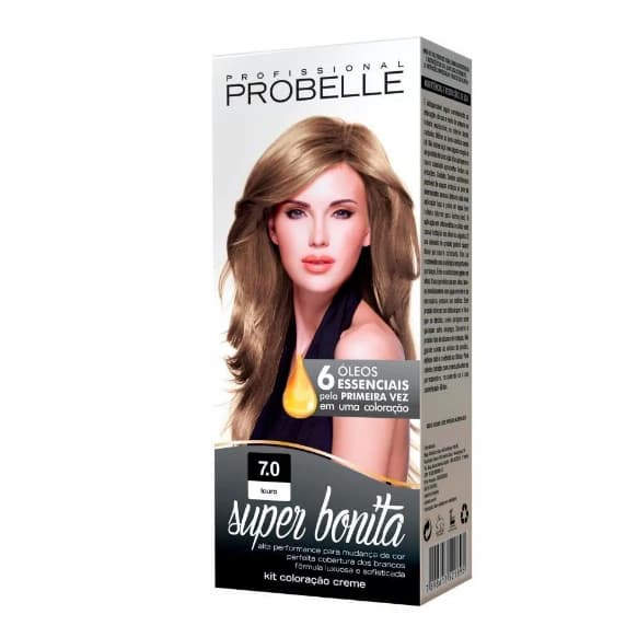Coloração Probelle Super Bonita 7.0 Louro 50g