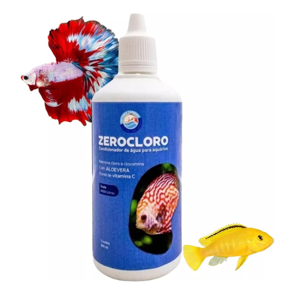 Anticloro Para Aquario Zero Cloro 20ml Condicionador Agua Doce Tipo Powerguard Power Aqua Guard Anti
