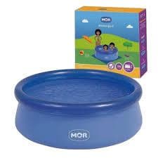 Piscina Infantil Inflável Mor Redonda 1400L com Kit Reparo – Fácil Montagem Infantil Verão