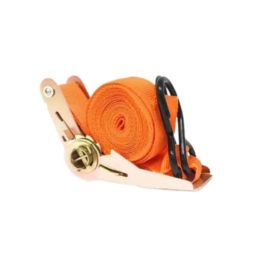 Kit Cinta Catraca 4,5M Prendedor Amarração de Carga Moto Jetski Caminhonete Caminhão