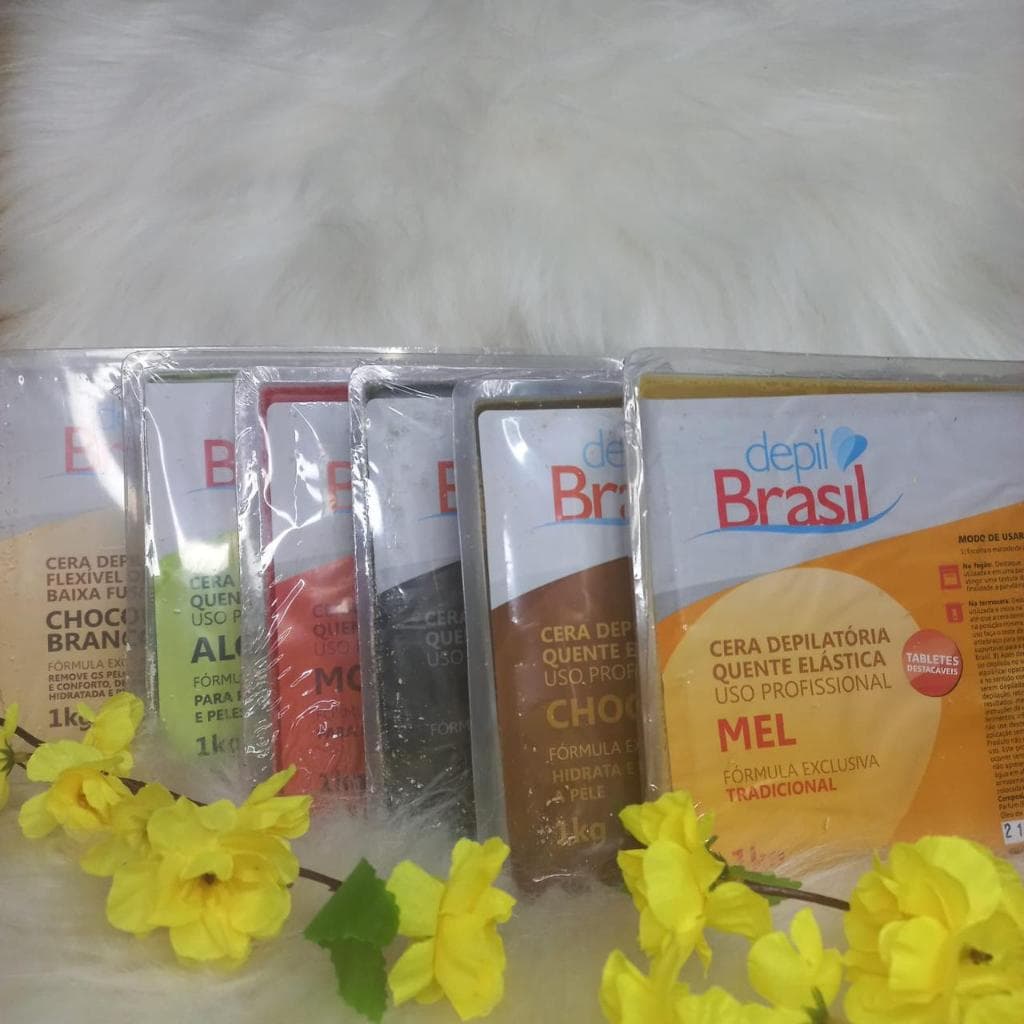 Cera Depilatória Quente Elástica 1kg - DEPIL BRASIL