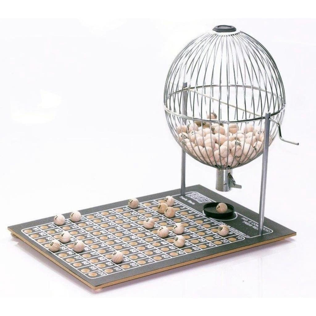 Jogo de Bingo 1 a 100 Globo N°2 Médio Profissional Vispora Três Reis