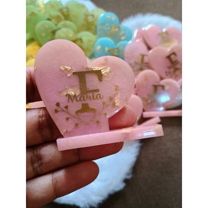 Coração caidinho (para lembrancinhas) Disponível para Personalização com nome frase ou foto