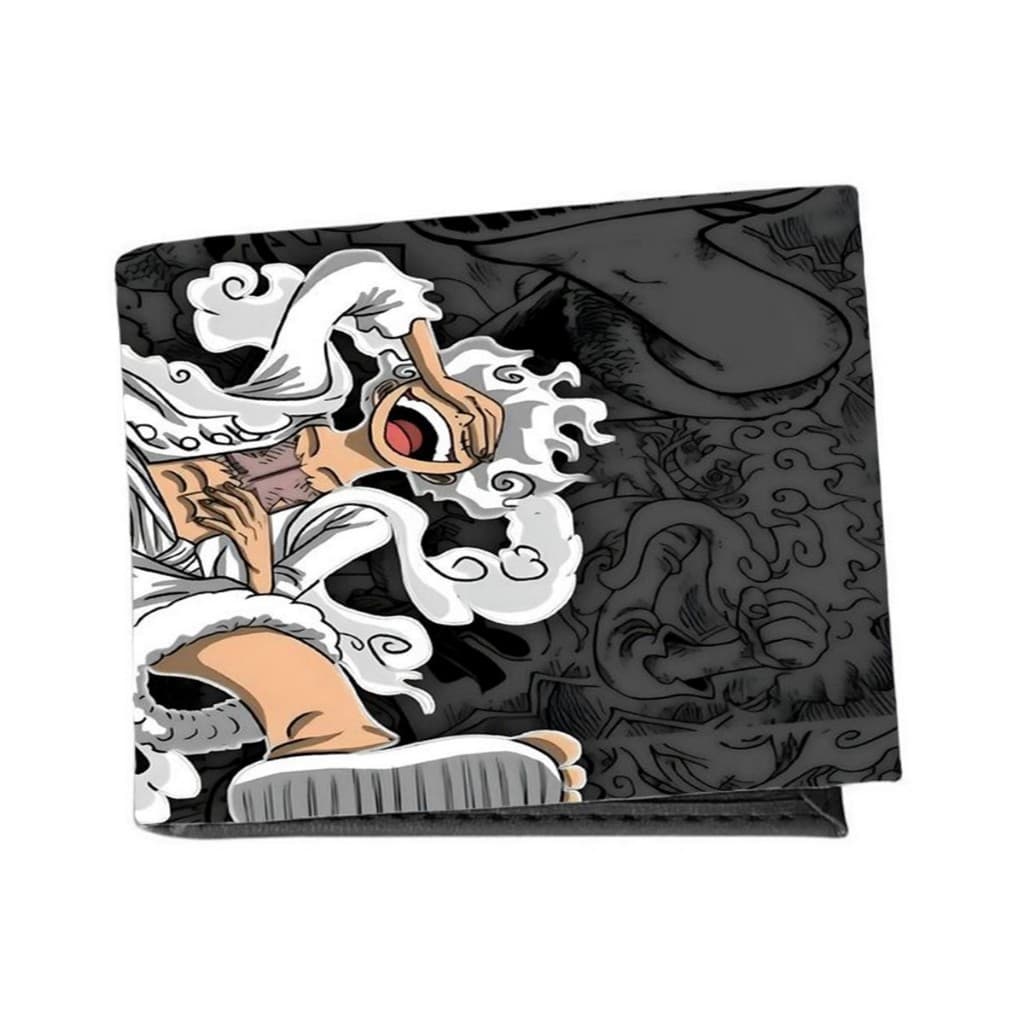 Carteira Porta Documento e Cartões Estampa Anime Luffy Gear Five One Piece