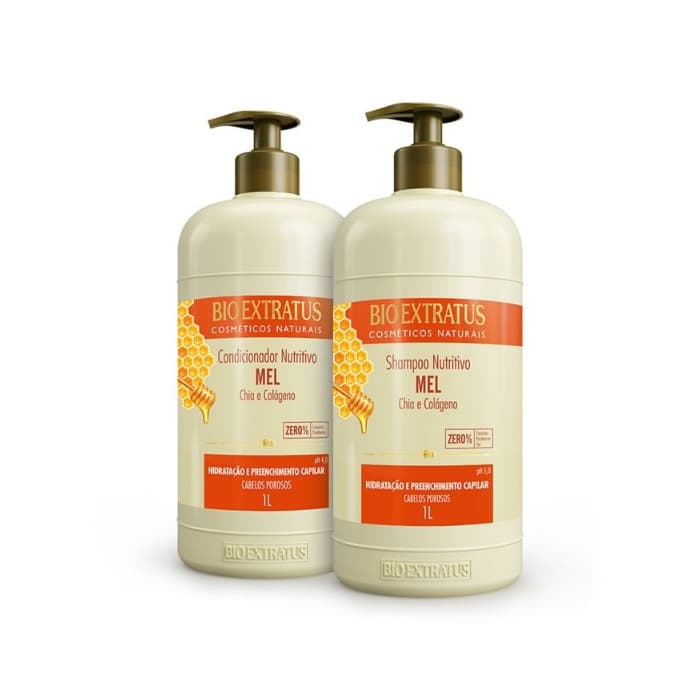 Kit Bio Extratus Mel Nutritivo (Shampoo e Condicionador - 1L)