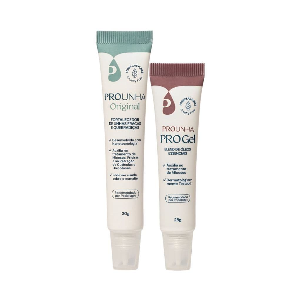 Kit Pro Unha E Pro-gel - Fortalecedores De Unha E Pele