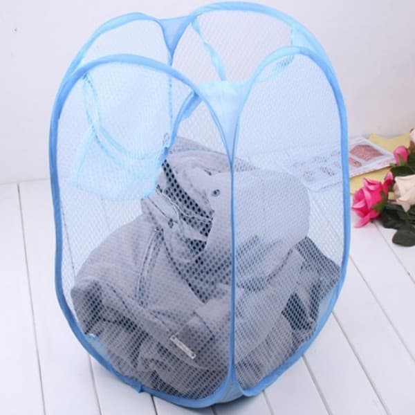 Azul 40x40x70cm Cesto De Roupa Grande  Caixa Cesto Dobrável Para Roupas e Brinquedos Cesto