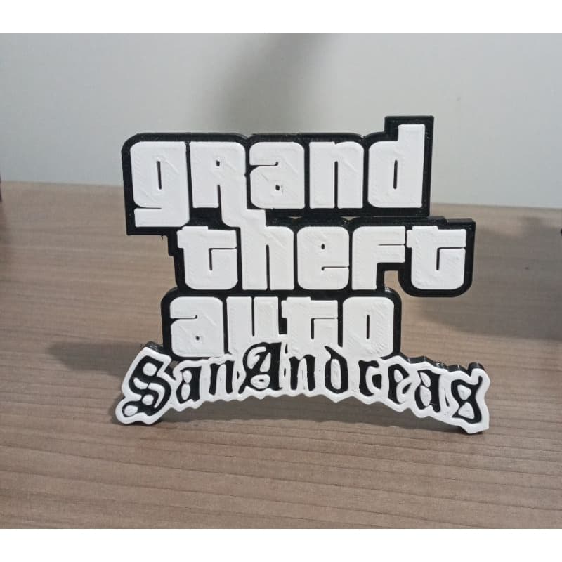 Placa Decorativa GTA San Andreas