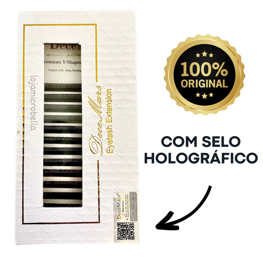 Cílios Decemars YY 0.07mm Volume Brasileiro Mix Profissional Curvatura C D L M