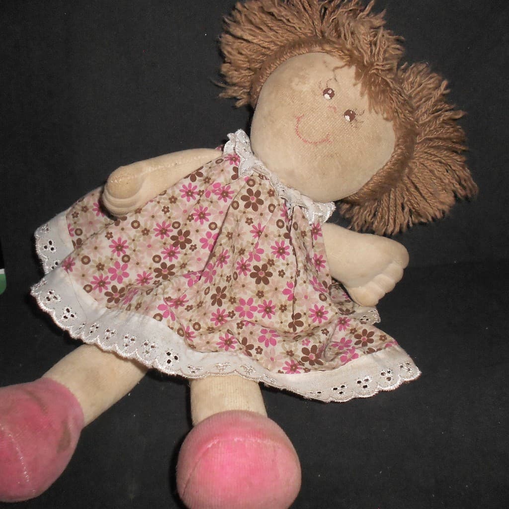 Boneca de Pano com vestidinho muito linda e fofa