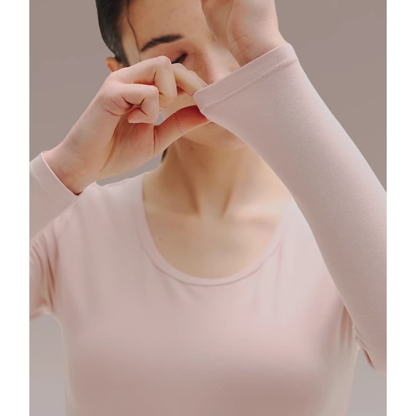 Camiseta Térmica de Pelúcia Feminina Manga Longa Flanela Quente Inverno，tamanho único