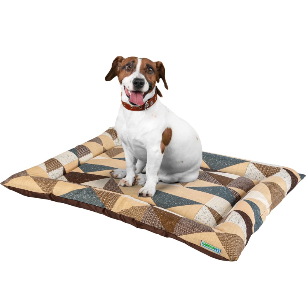 Colchonete cama para cachorro e gato, com capa lavável, zíper lateral para retirada do enchimento e fundo impermeável. Conforto e carinho para seu pet. Beleza e elegância para seu lar