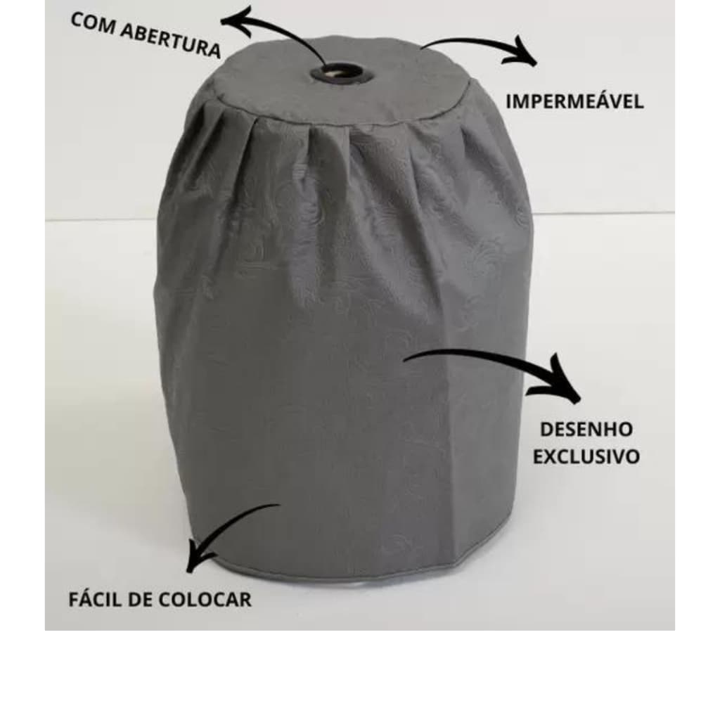 Capa Protetora Botijão Bujão De Gás Impermeável Pronta Entrega