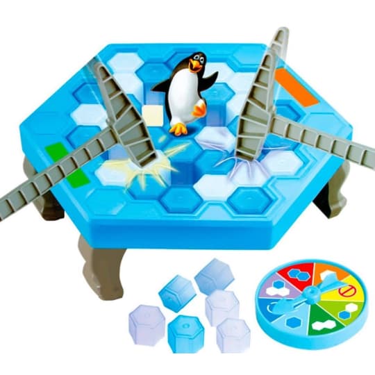 Derruba Pinguim Dican Jogo Clássico De Estratégia Brinquedo de tabuleiro para criancas