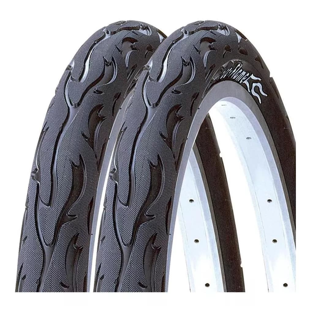 Par Pneu Balão Kenda Flame Aro 26x 2.125 Bike