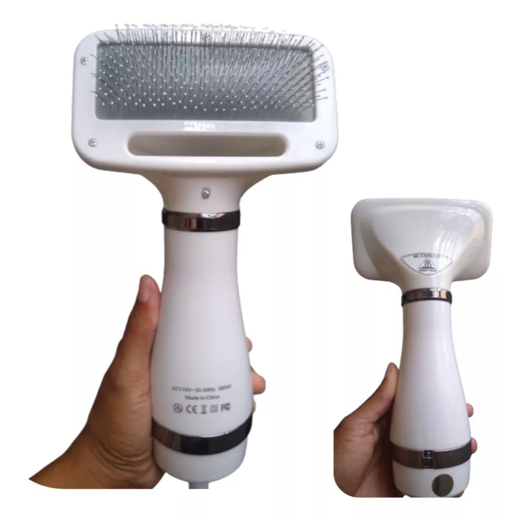Escova Secadora De Pelo Do Pet Portátil 2 Em 1 - 110V
