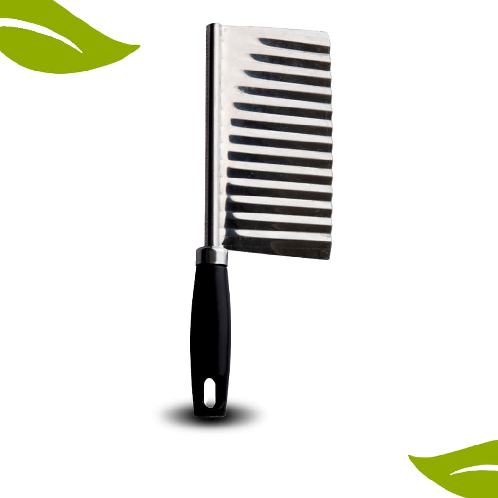 Cortador Ondulado de Aço Inoxidável p/ Batata Frita e Legumes Clink - Oferta Top
