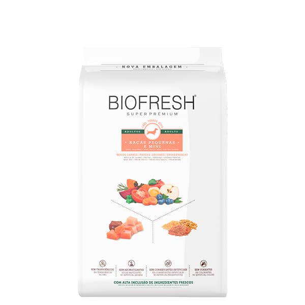 Ração Biofresh Cães Mini e Pequenos Mix de Carnes 10,1kg