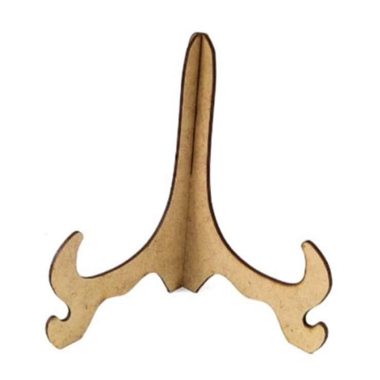Kit  Suporte de Prato Azulejos MDF Cru 15cm