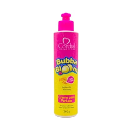 Creme de Pentear Tutti Frutti Bubba Bloom Cheirinho de Chiclete Cordial Cosméticos