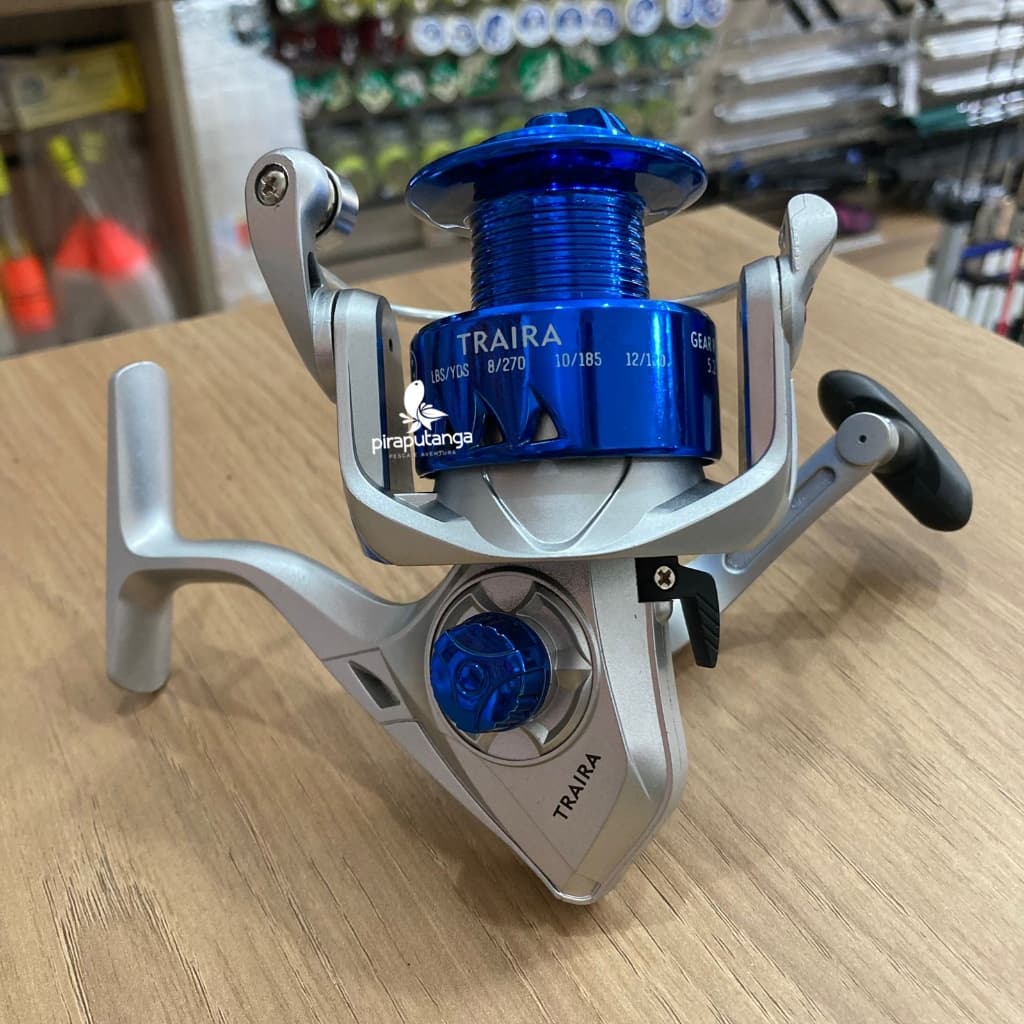 Molinete Pesca MGS Traíra 3 Rol 1000 2000 3000 4000 Pesca Leve/Média