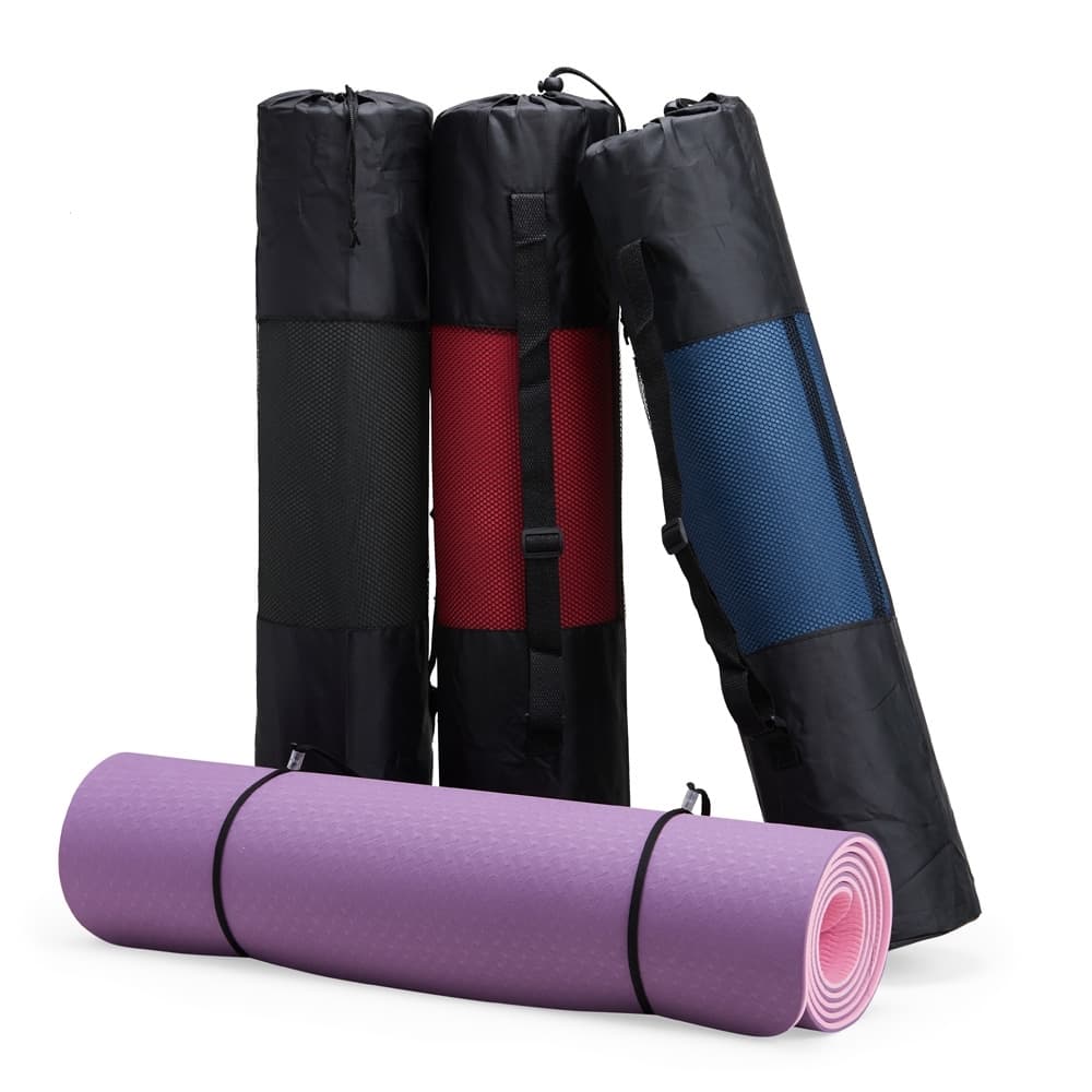 Kit 8 Tapetes Yoga TPE Ecológico Antiderrapante Academia Exercícios