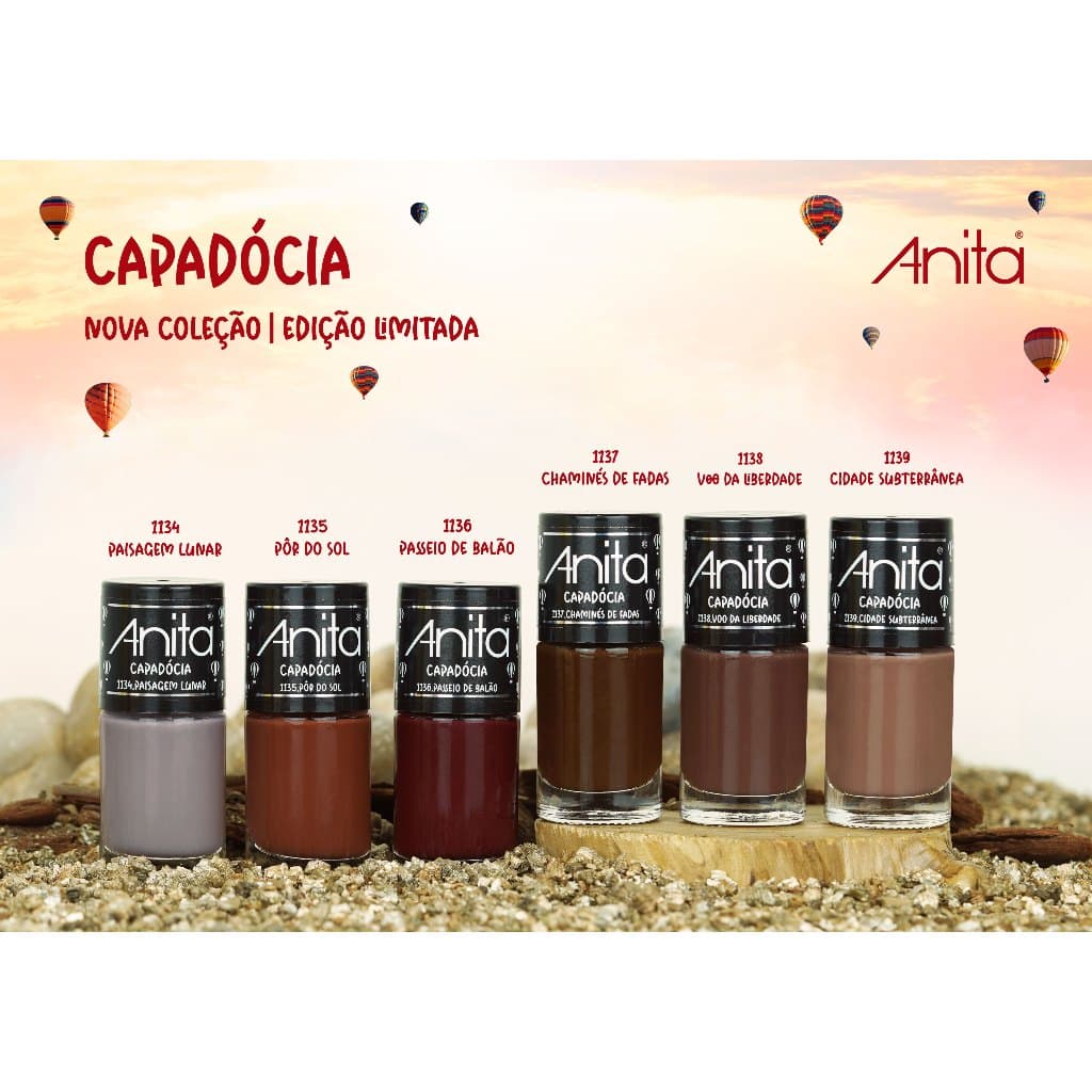 Esmaltes Anita Coleção Capadócia - Escolha suas cores