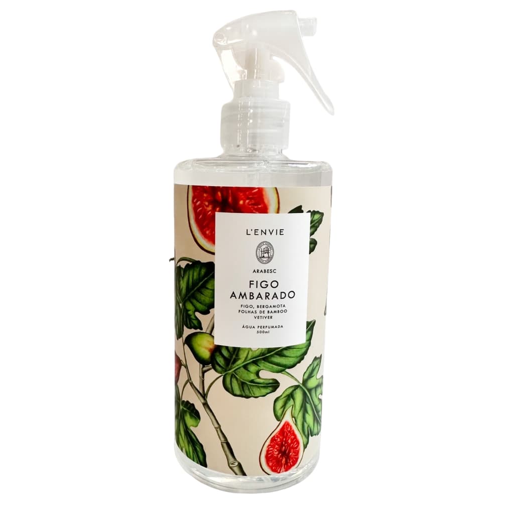 Água Perfumada Lenvie Figo Ambarado 500ml - Roupas e Tecidos