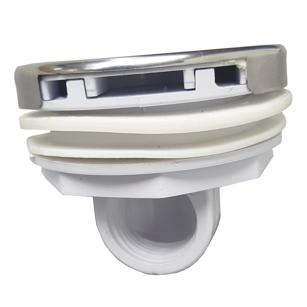 Válvula De Entrada Saida Com Ladrão Para Banheiras De Hidromassagem Spa Ofurô
