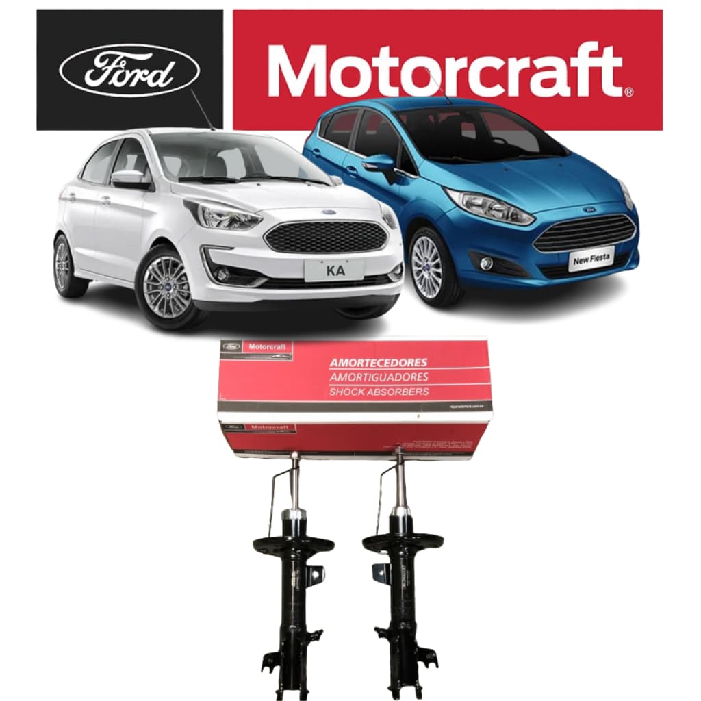 Jogo Amortecedores Dianteiros Ford Ka New fiesta 1.0 1.5 1.6 Original Ford