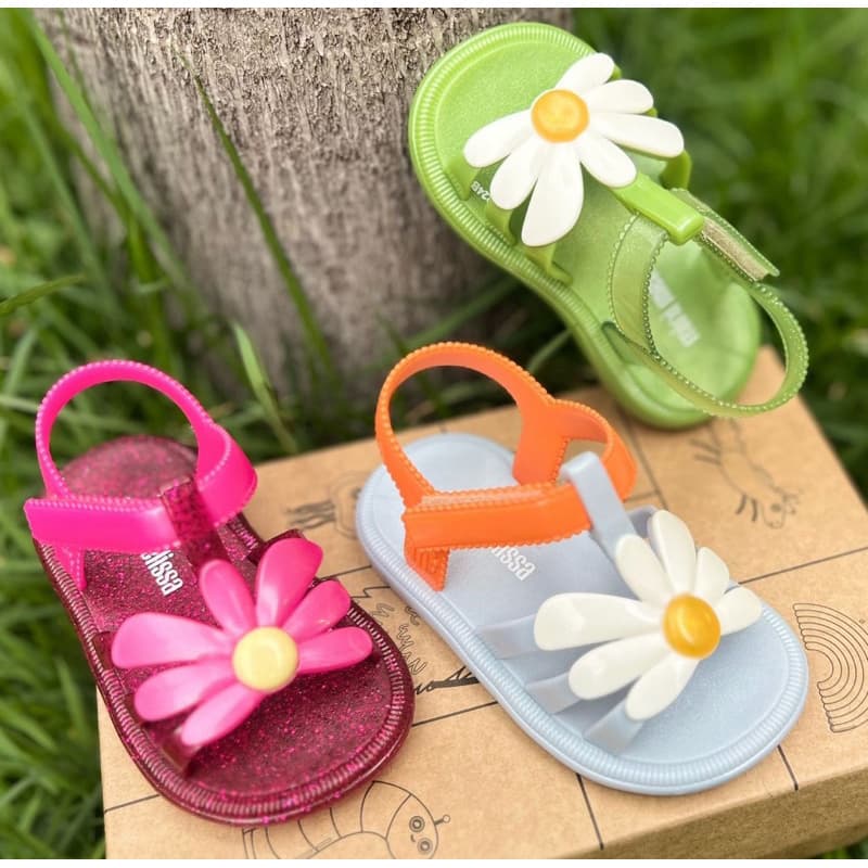 Sandália Infantil Mini Melissa Hip Bloomy Baby Original