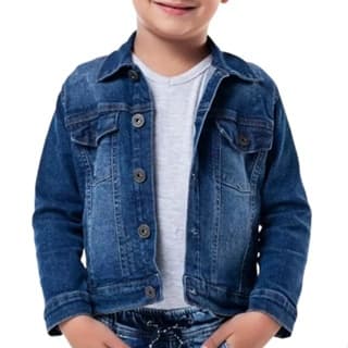 Jaqueta Jeans com Elastano de Menino do 2 ao 16