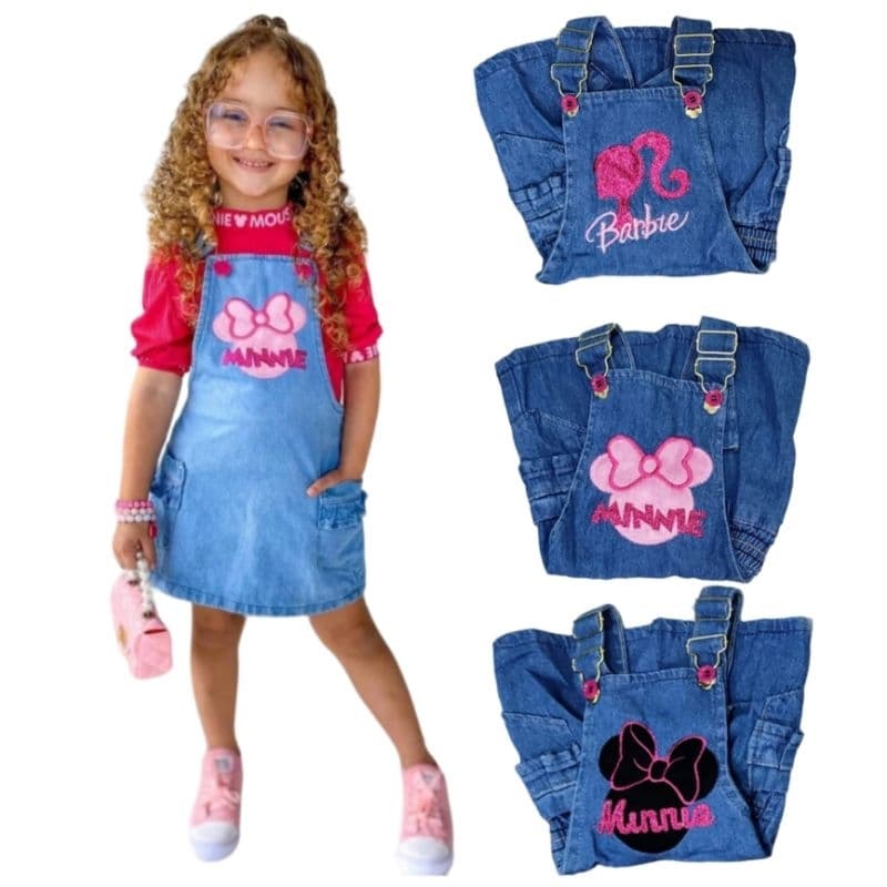 Jardineira Salopete Jeans Blogueirinha