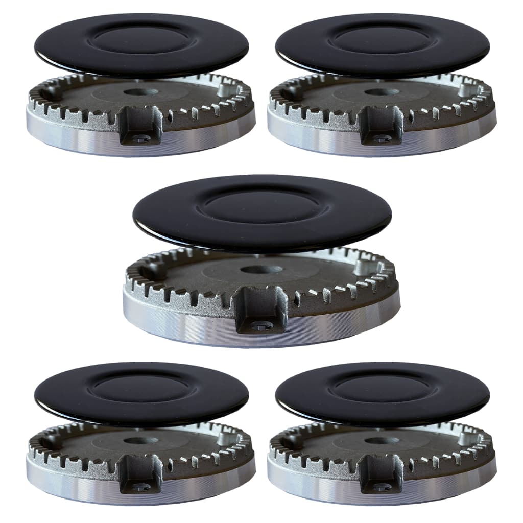 Kit Completo Cooktop 5 bocas Fischer Queimadores com Espalhadores Original Fogão