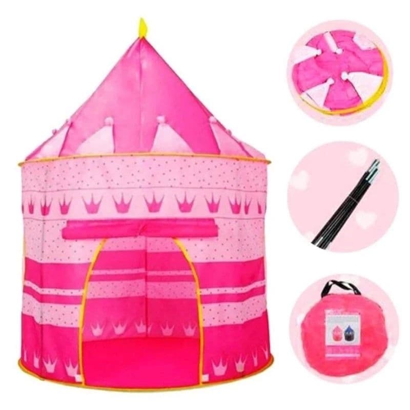 Barraca tenda Toca Cabaninha Castelo Infantil menina Rosa