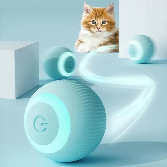 Brinquedos De Gato Inteligente Bola Elétrico Interativo De Treinamento Automático Gatinhos