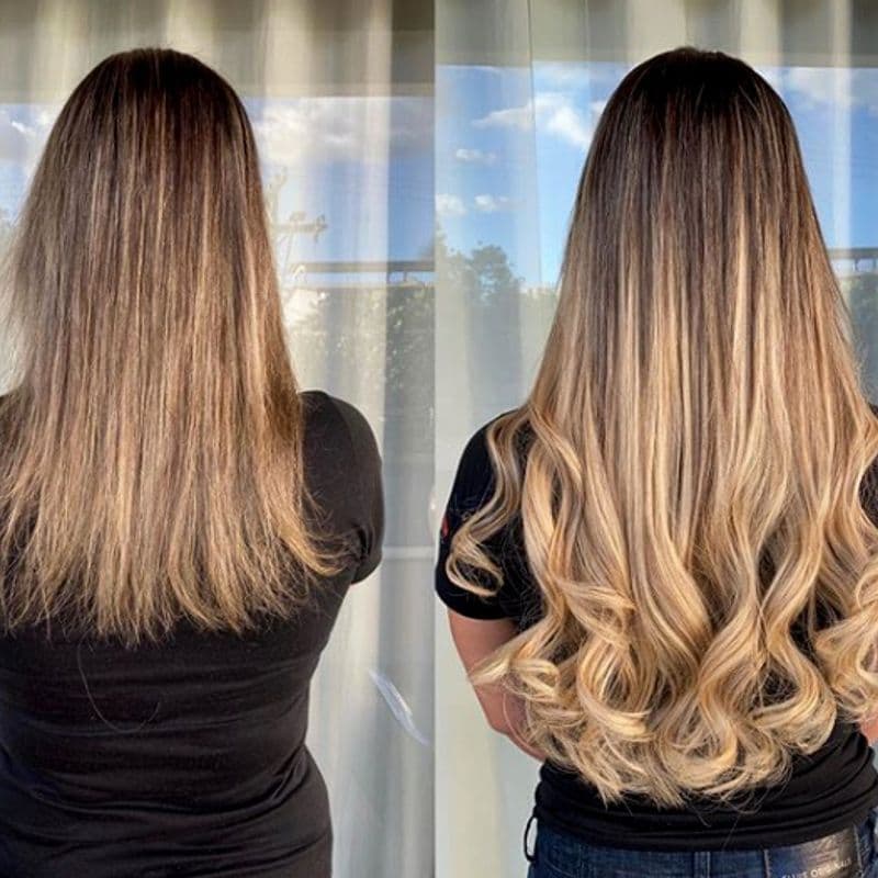 Cabelo Mega Hair Orgânica com Aplique Tic Tac Fio Invisível 60 cm 150 gramas para Volume