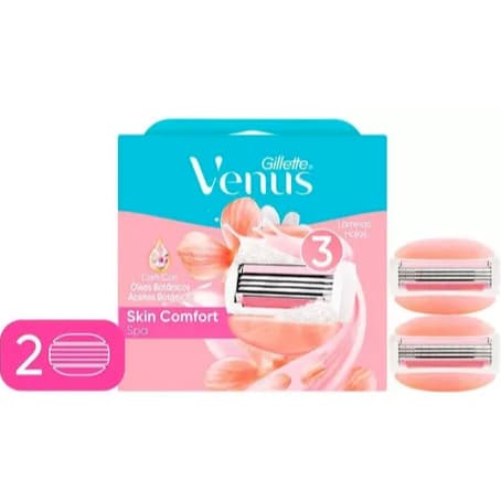 Refil C/ 2 Lâminas Gillette Venus SPA Skin Comfort