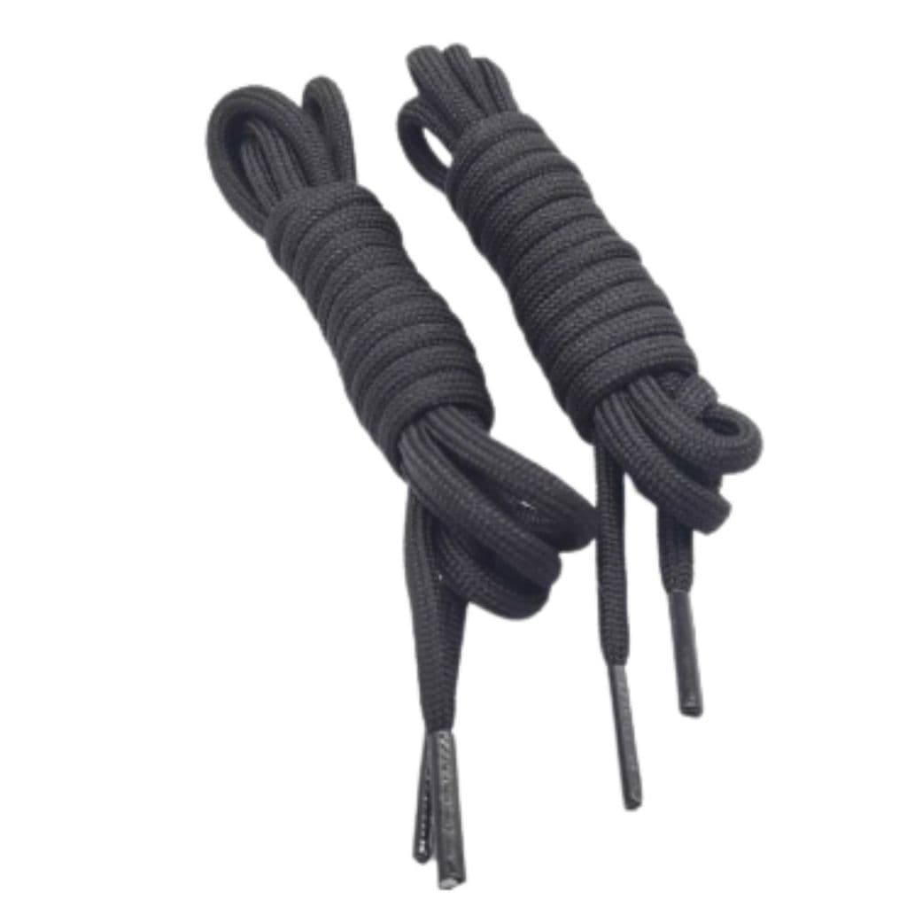 Cadarço Redondo Coturno Para Botas  Adventure MotoqueiroTrilha Resistente 1,60 Preto