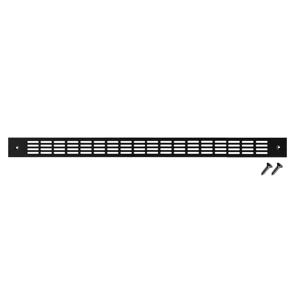 Grade De Ventilação Para Forno e Micro-ondas De Embutir Preta 65cm