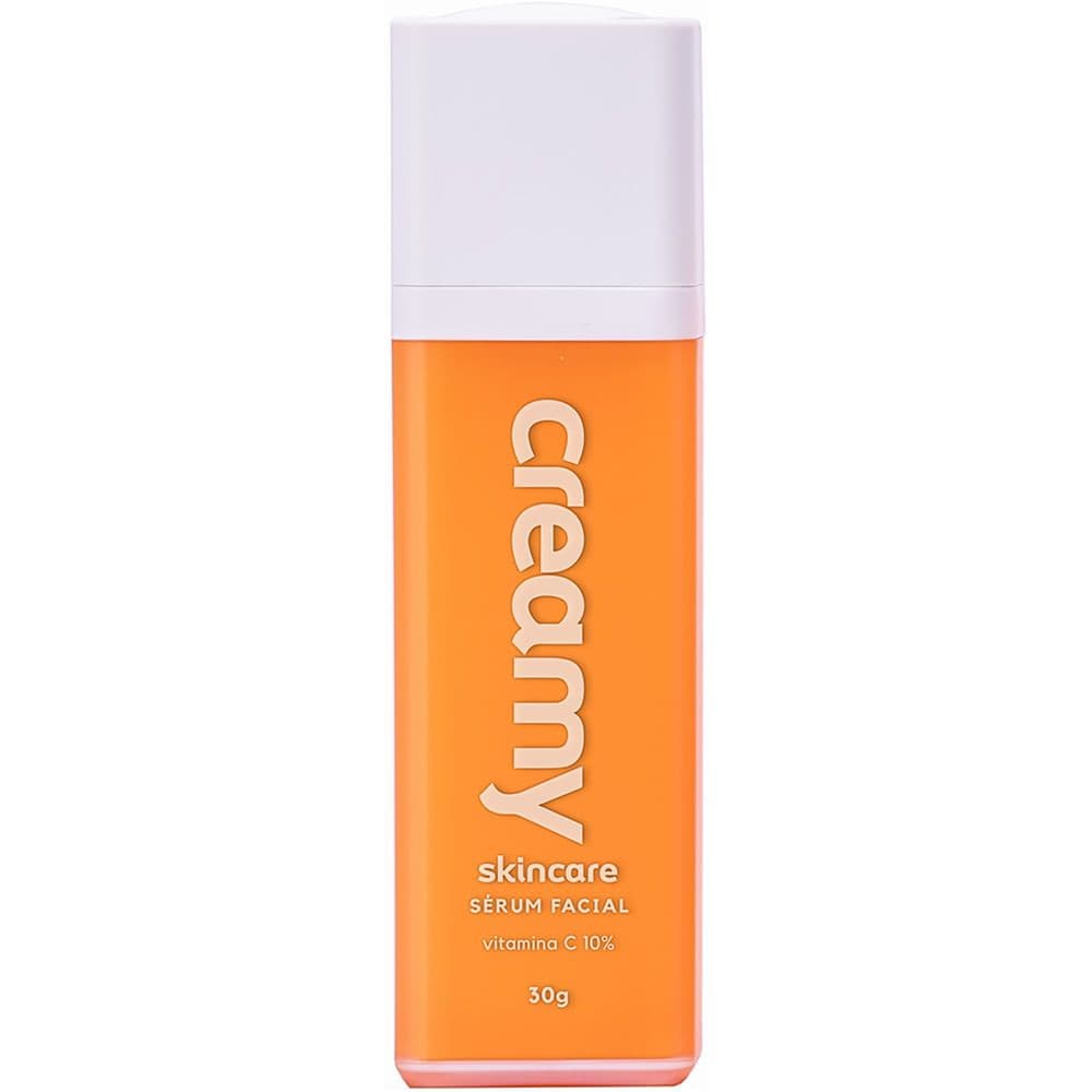 Vitamina C - Creamy Skincare Sérum Antioxidante 30g (Vitamina C 10% + Ácido Ferúlico + Vitamina E)