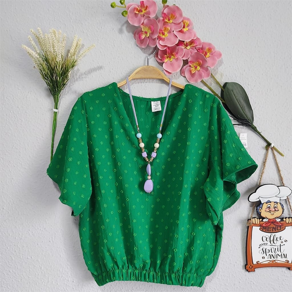 Blusa Feminina tecido duna pipoca manga curto