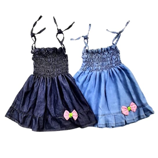 VESTIDO JEANS INFANTIL MENINA MODA BLOGUEIRINHA ENVIO IMEDIATO
