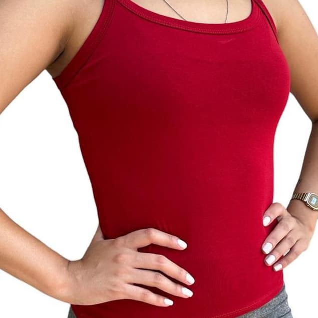 Blusas Regata de alcinha feminina/ blusinha básica lisa para o dia  dia/ Blusa de alcinha blusinha alcinha regata básica